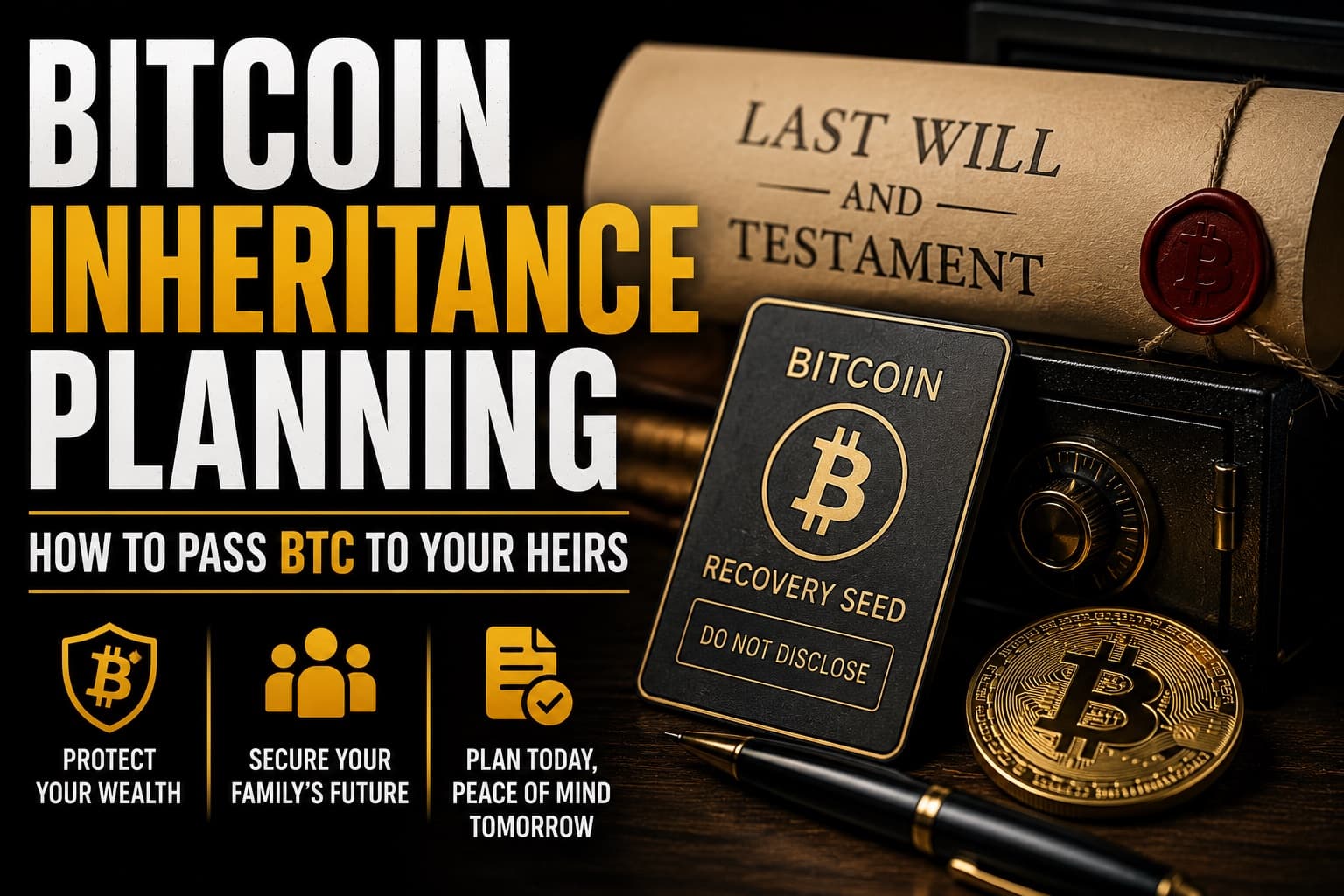 Bitcoin Inheritance Planning: How to Pass BTC to Heirs Safely - Security, Crypto Learning Center news on bitcoin555.com