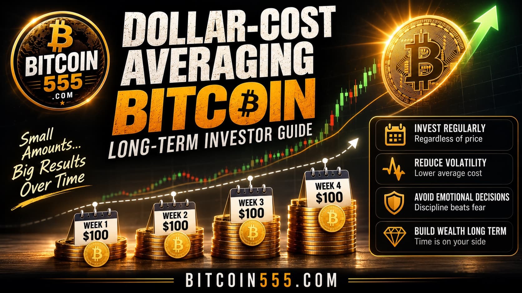Dollar Cost Averaging Bitcoin: Complete Long-Term Investor Guide - Bitcoin(BTC), Crypto Learning Center news on bitcoin555.com