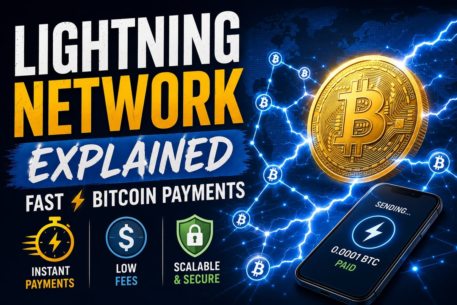 Lightning Network Explained: How to Make Fast Bitcoin Payments - Bitcoin(BTC), Crypto Learning Center news on bitcoin555.com