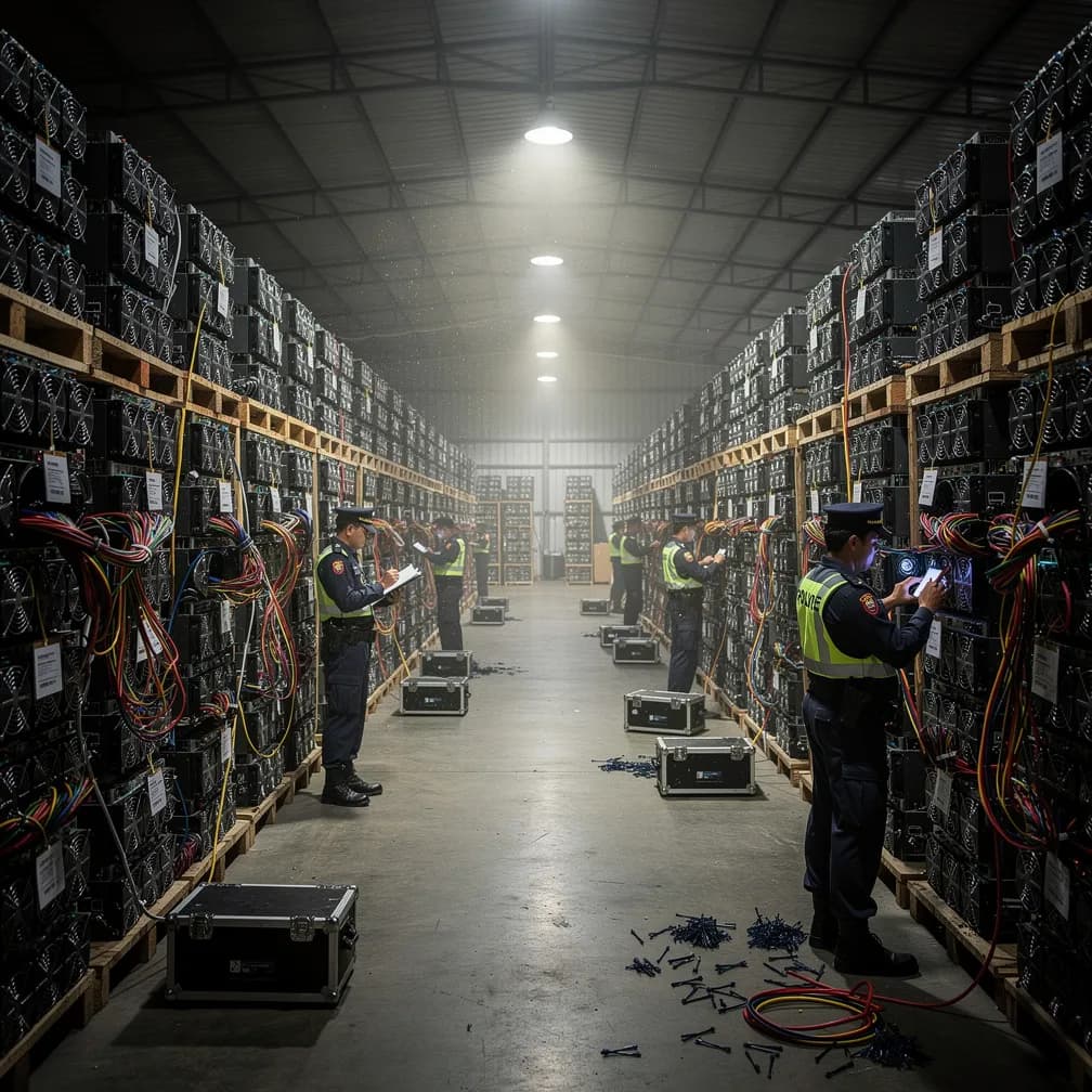 Malaysia Seizes 75,000+ Crypto Mining Rigs in Major Power Theft Bust - Bitcoin(BTC), Security news on bitcoin555.com