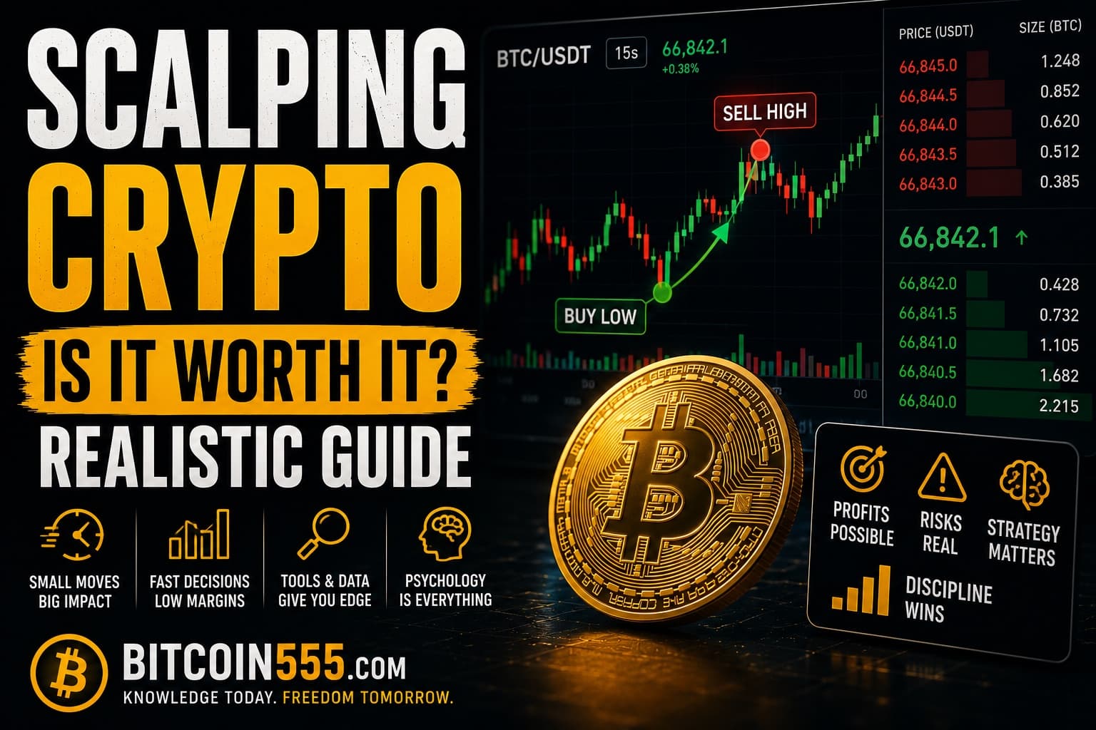 Scalping Crypto: Is It Worth It? A Realistic Trader's Guide - Trading, Strategies news on bitcoin555.com