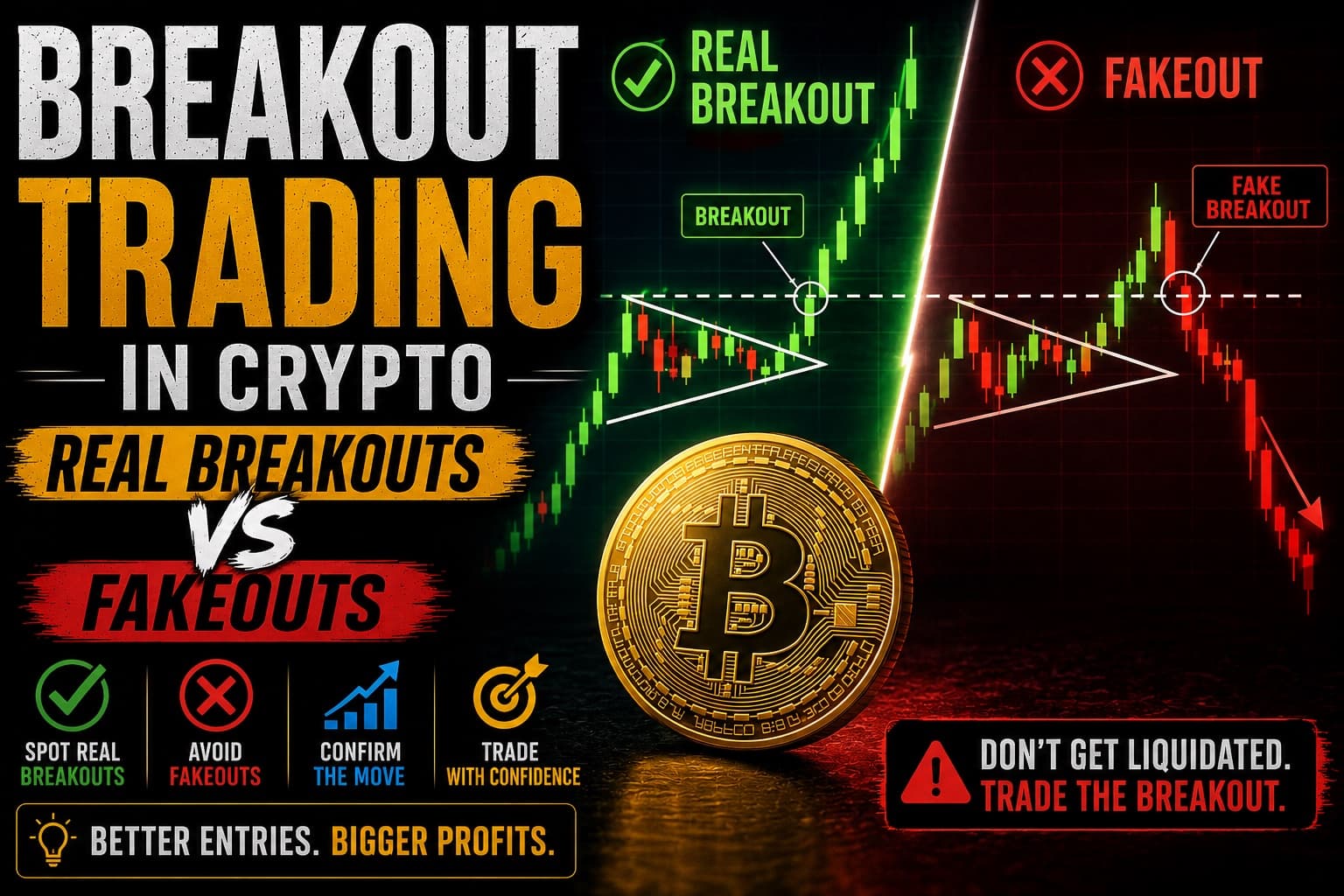 Breakout Trading in Crypto: How to Spot Real Breakouts vs Fakeouts - Trading, Strategies news on bitcoin555.com