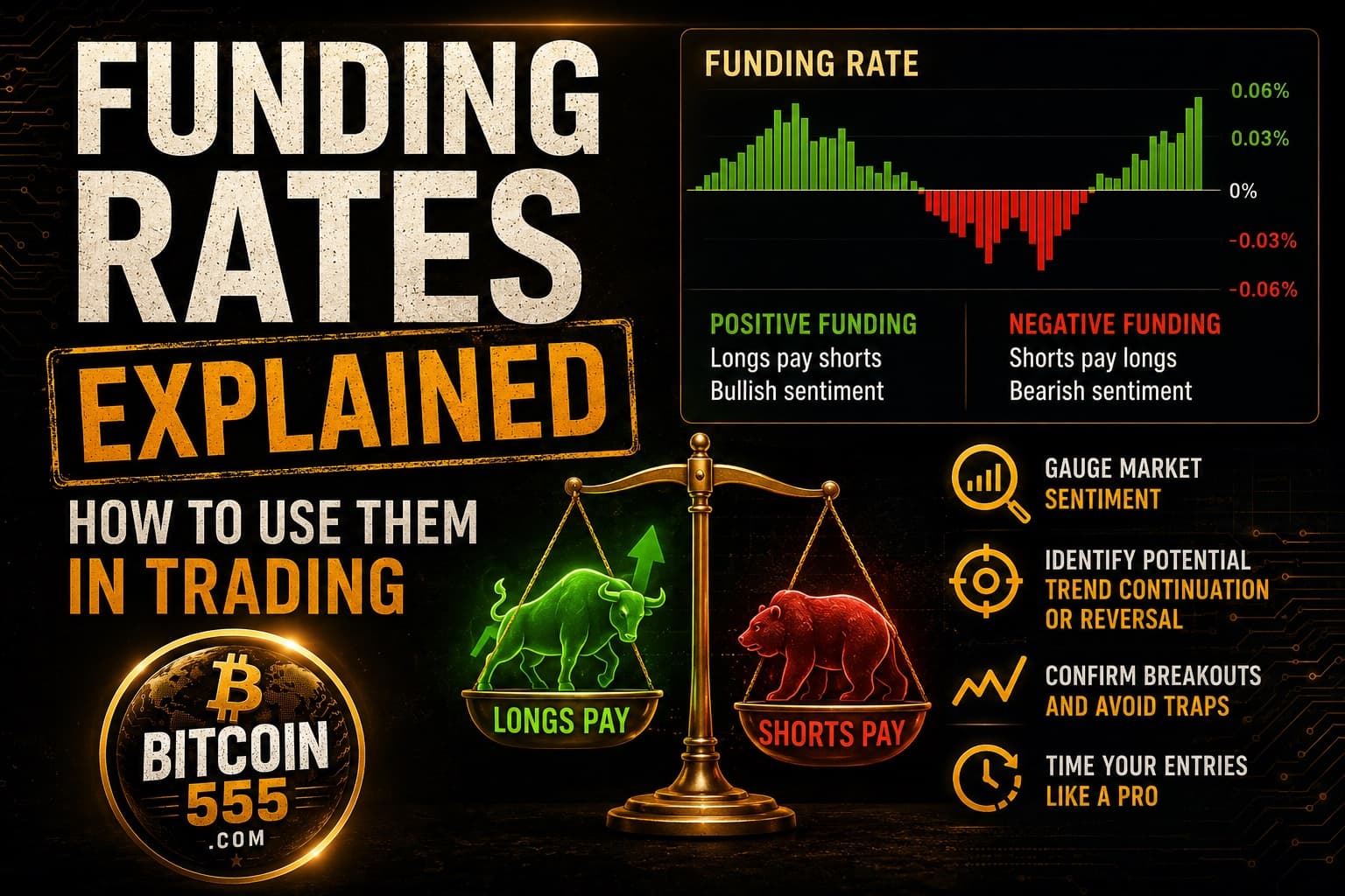 Funding Rates Explained: How to Use Them in Your Trading - Trading, Market Mechanics news on bitcoin555.com